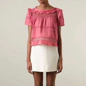 Etoile Isabel Marant Cole top in pink 38EU